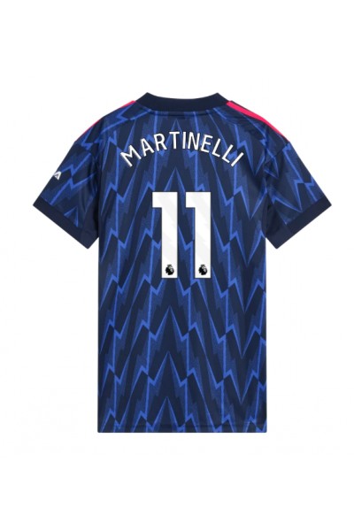 Arsenal Gabriel Martinelli #11 Jalkapallovaatteet Naisten Vieraspaita 2025-26 Lyhythihainen Arsenal Gabriel Martinelli #11 Jalkapallovaatteet Naisten Vieraspaita 2025-26 Lyhythihainen